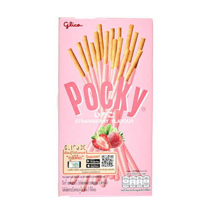 Pocky eper keksz rudacska 47 g