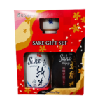 Kis szaké szett pohárral - 2 x 180 ml, 1 szaké pohár