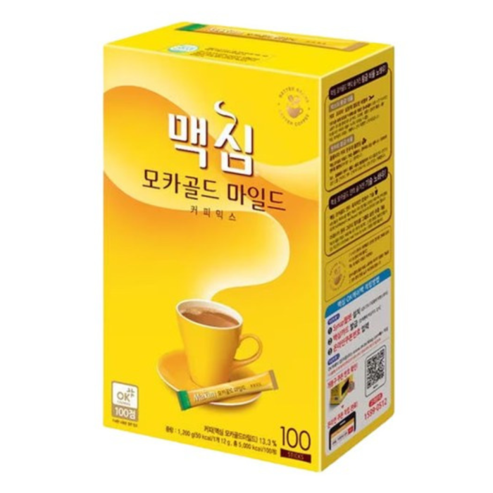 Maxim Korean coffee LARGE PUNCH 100x12g - Image 1