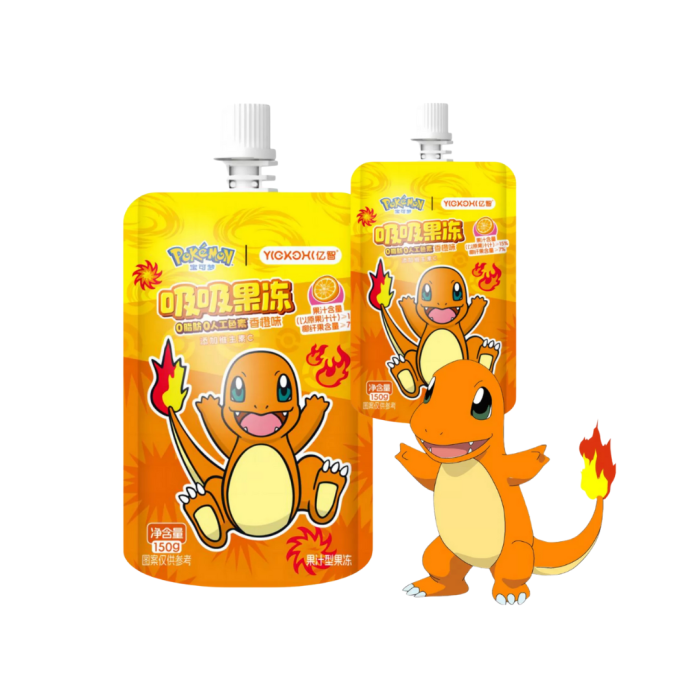 Pokemon Narancs Jelly 150 g - Image 1