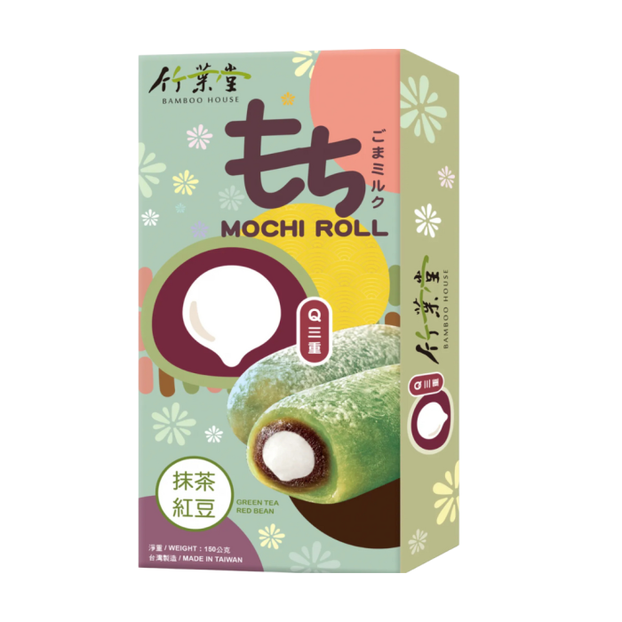 Matcha red bean mochi roll 150 g - Image 1