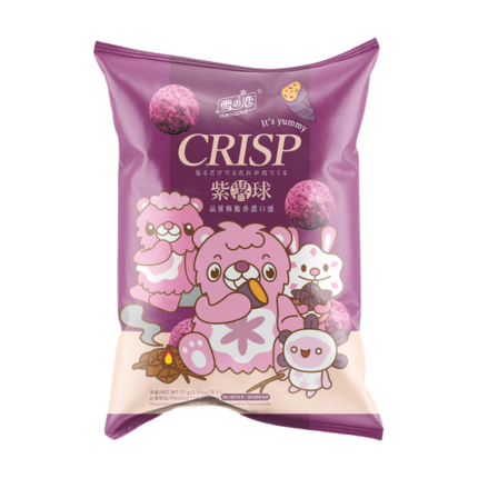 Lila Édesburgonya Snack Golyó