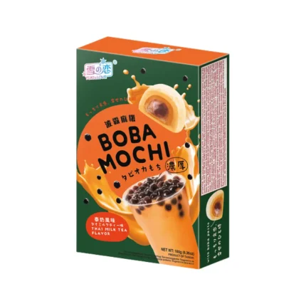 Boba mochi thai tejes tea