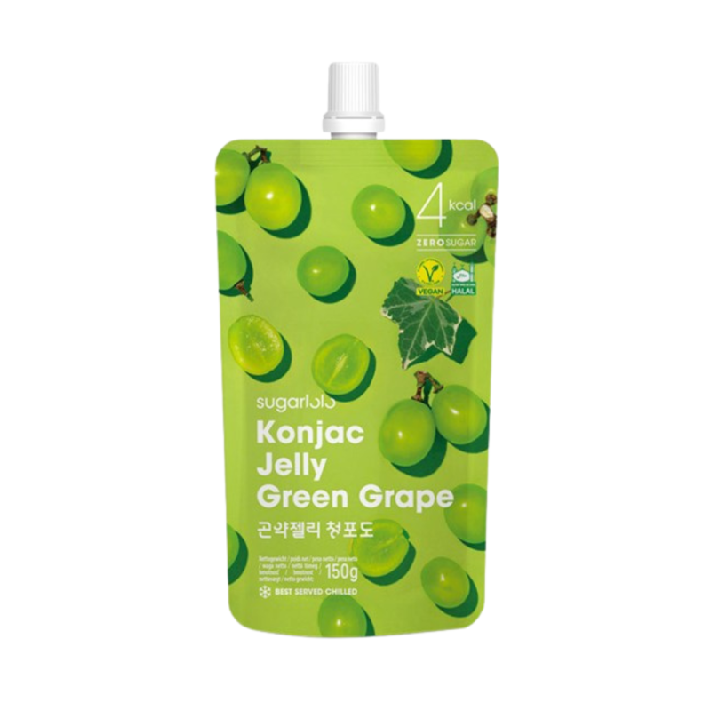 konjac jelly zöld szőlő grape