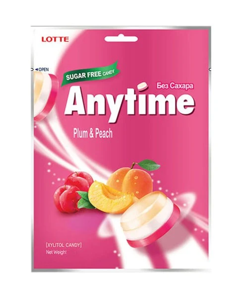 Cukormentes szilvás-barackos cukorka Lotte