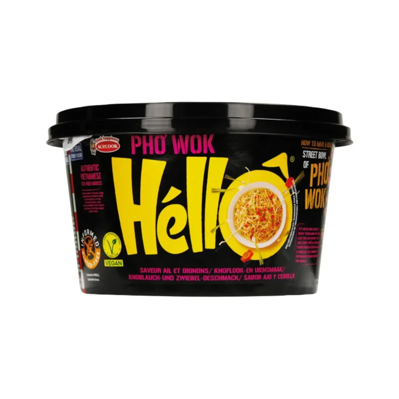Hello Pho Wok hagymás instant tészta